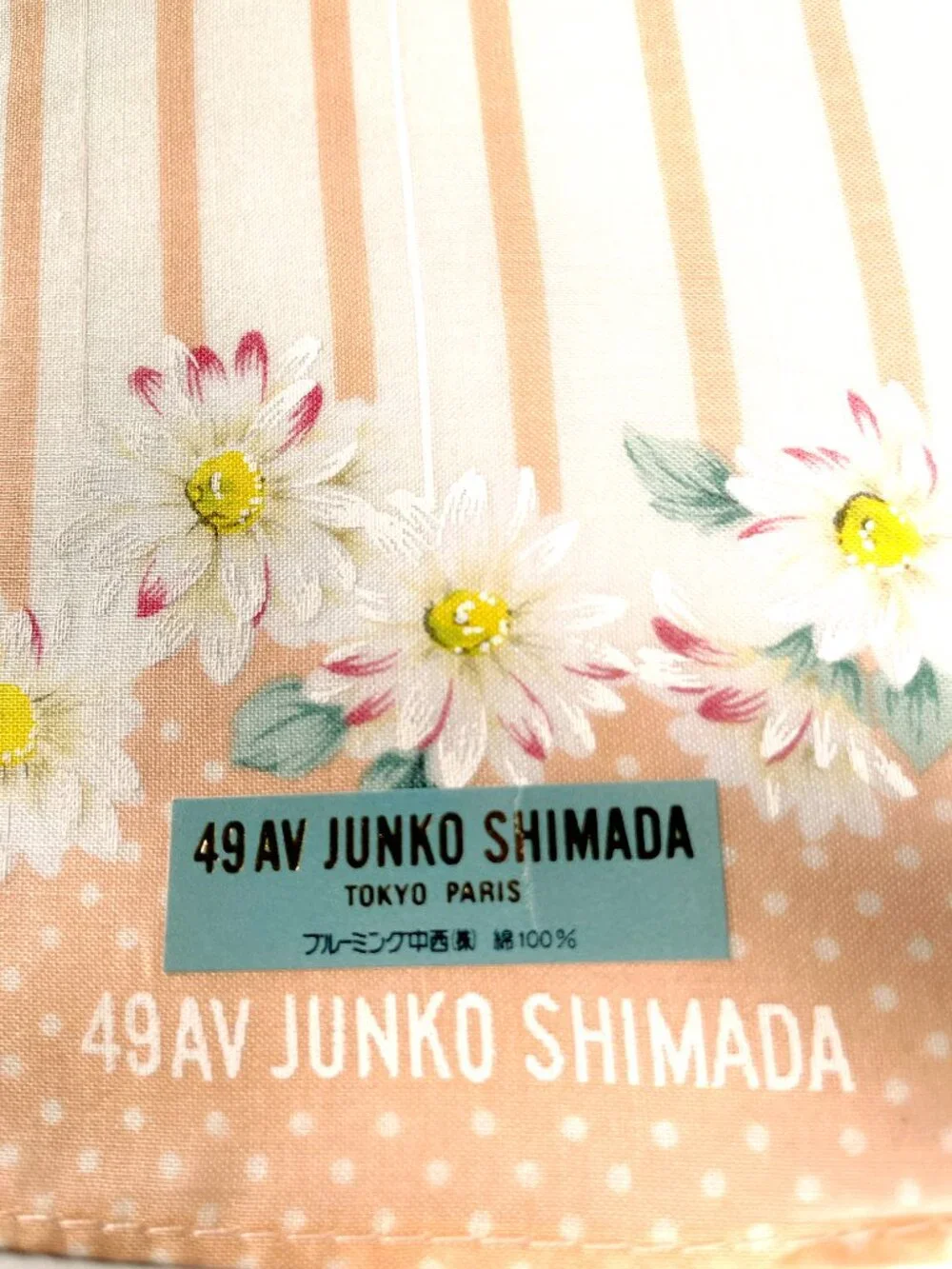 NWT 49 AV Junko Shimada Cotton Daisy Scarf